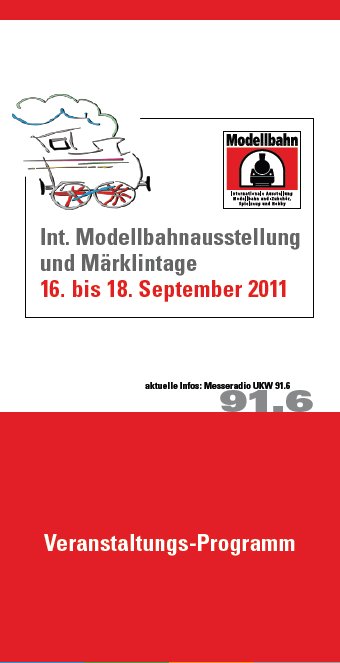 Voorblad programma Märklin Dagen