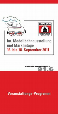 Voorblad programma Märklin Dagen