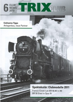 Titelblad Trix ClubNews 6 2010